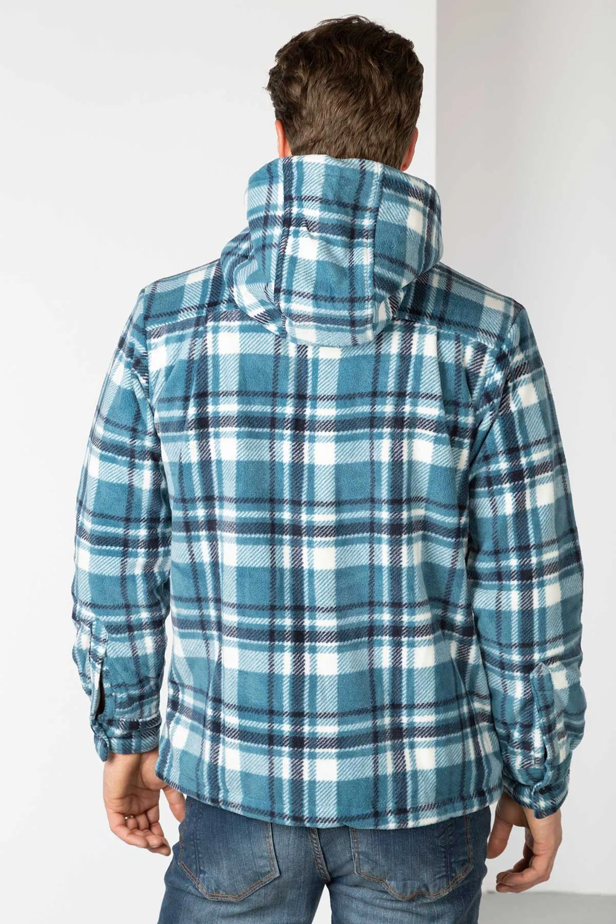 Men's Hooded Fleece Overshirt - Ulrome