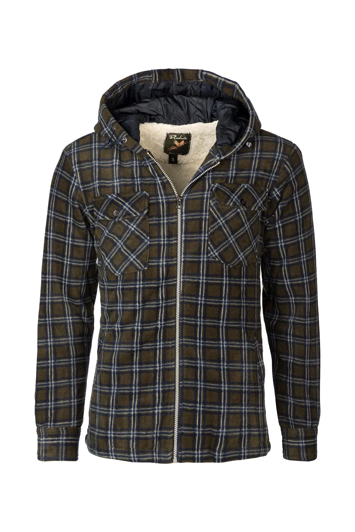 Men's Hooded Fleece Overshirt - Ulrome