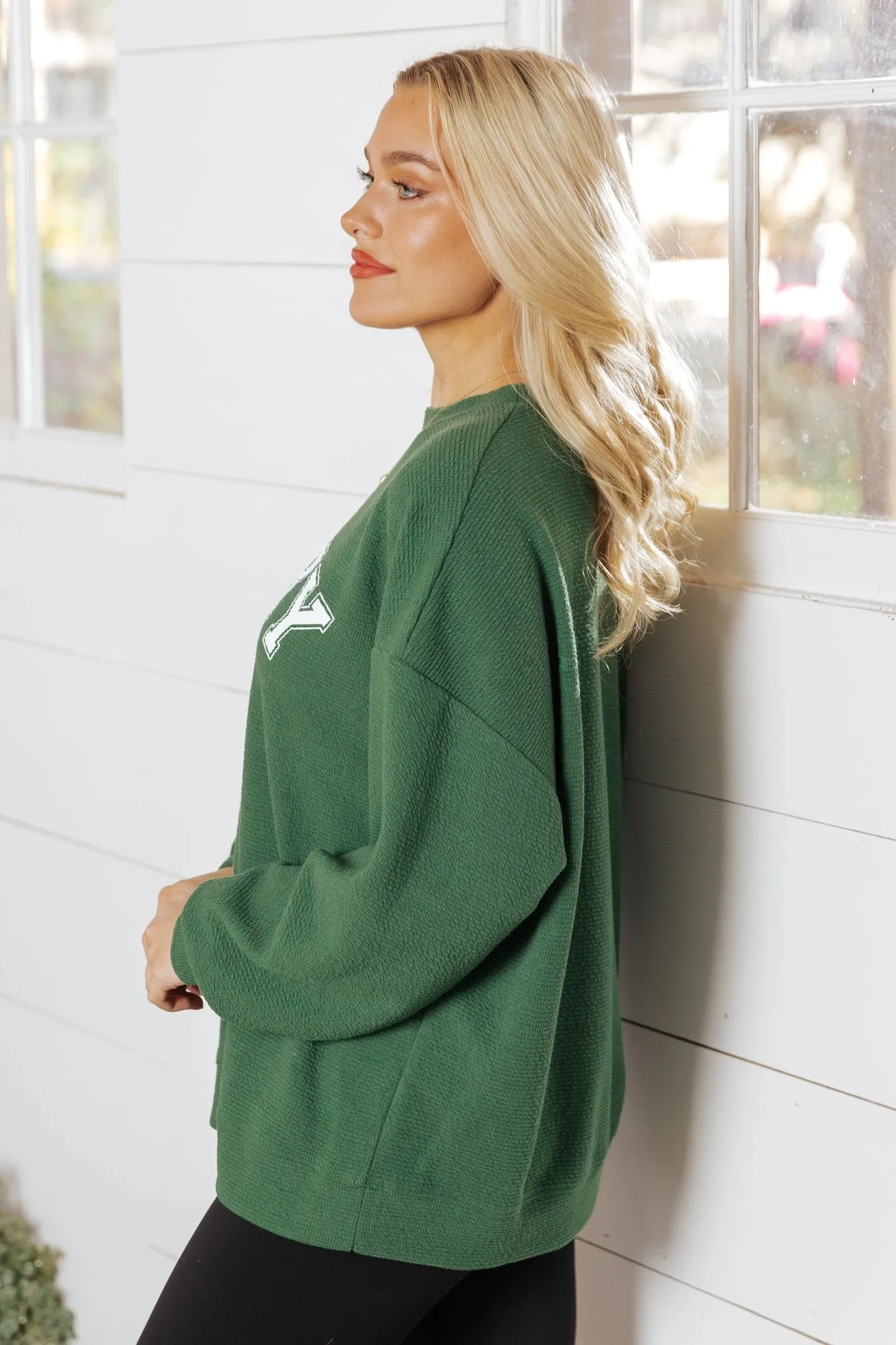 Merry Green Graphic Sweatshirt