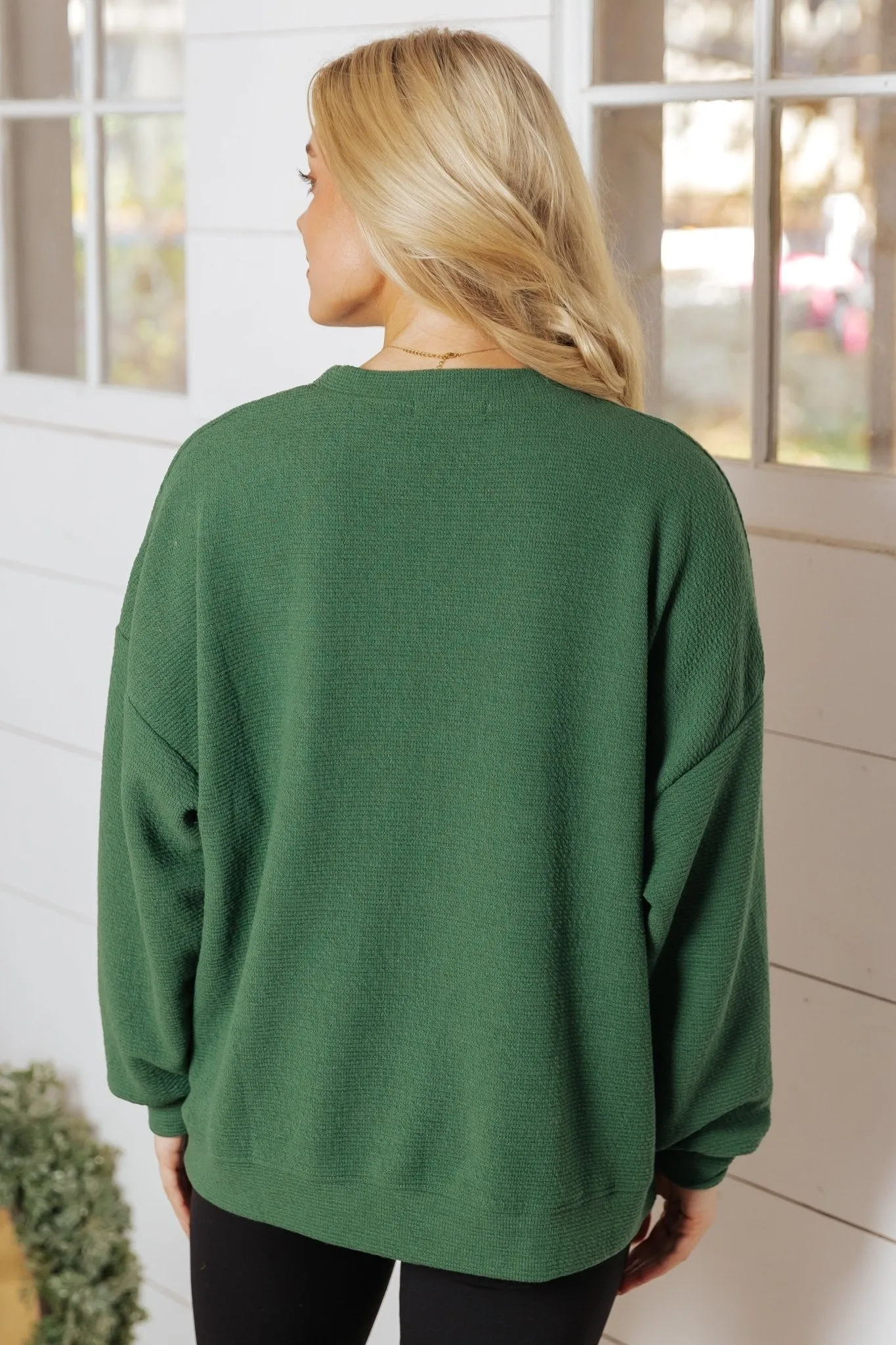 Merry Green Graphic Sweatshirt