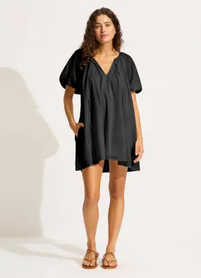 Mini Babydoll Dress - Black