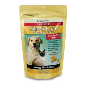 NaturVet Aller-911 Skin & Coat Soft Chews 9oz