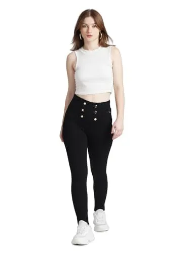 ONLY Women's Skinny Leggings (Black)