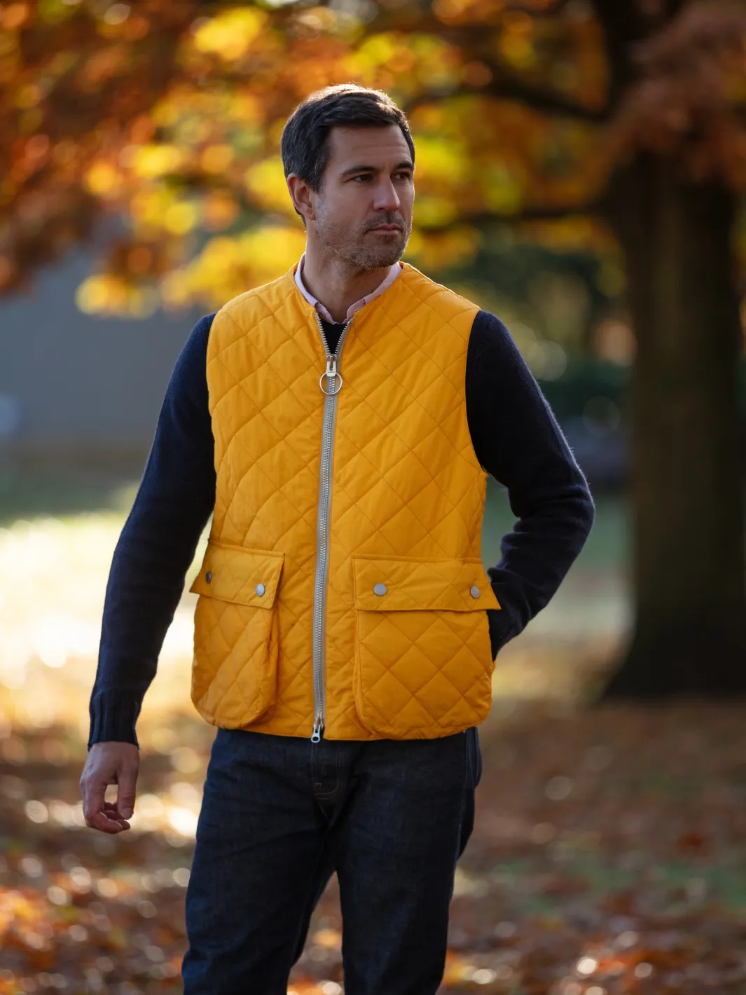 Padded Vest - Yellow