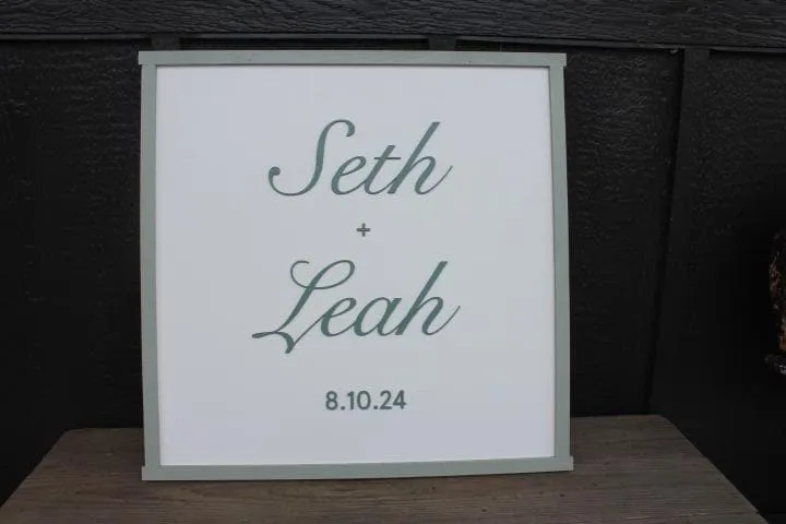 Personalized Wedding Day Sign board Couple Engagement Marriage Established Reception Decor Customized Framed 3D Keepsake Giftable Shower