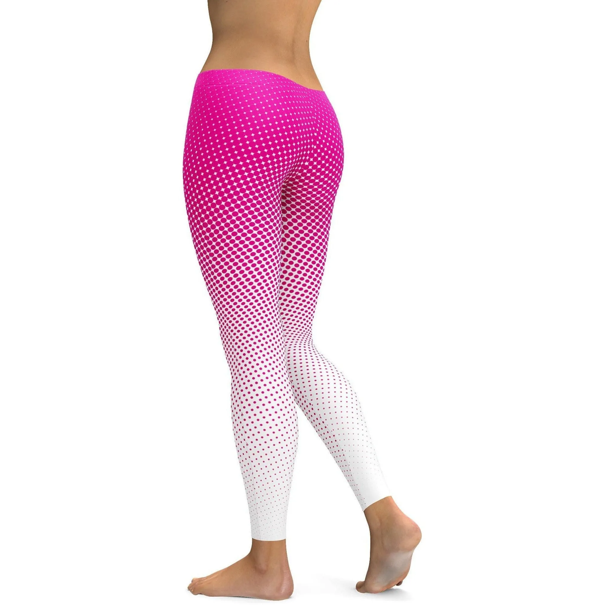 Pink Halftone Leggings