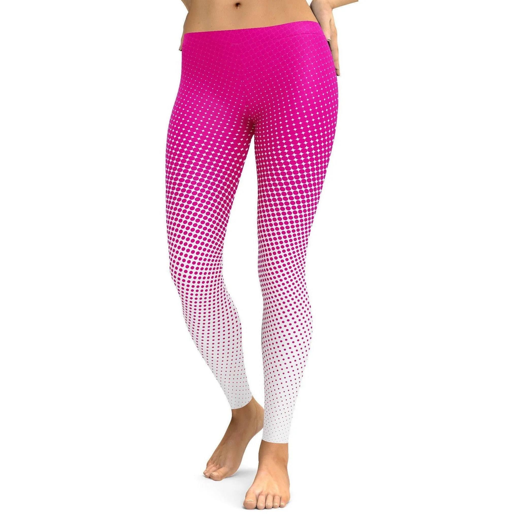 Pink Halftone Leggings