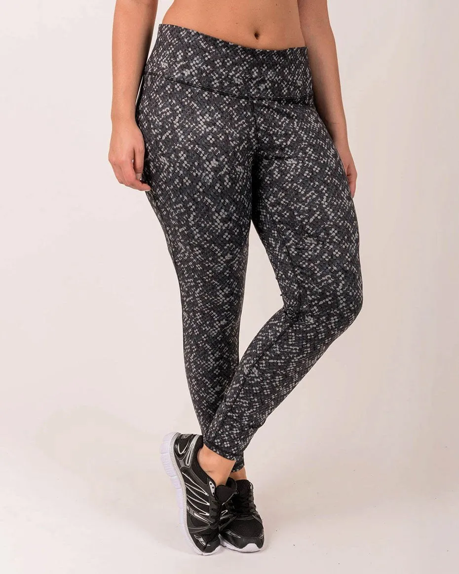 Plus Printed Midweight Athletic Tights