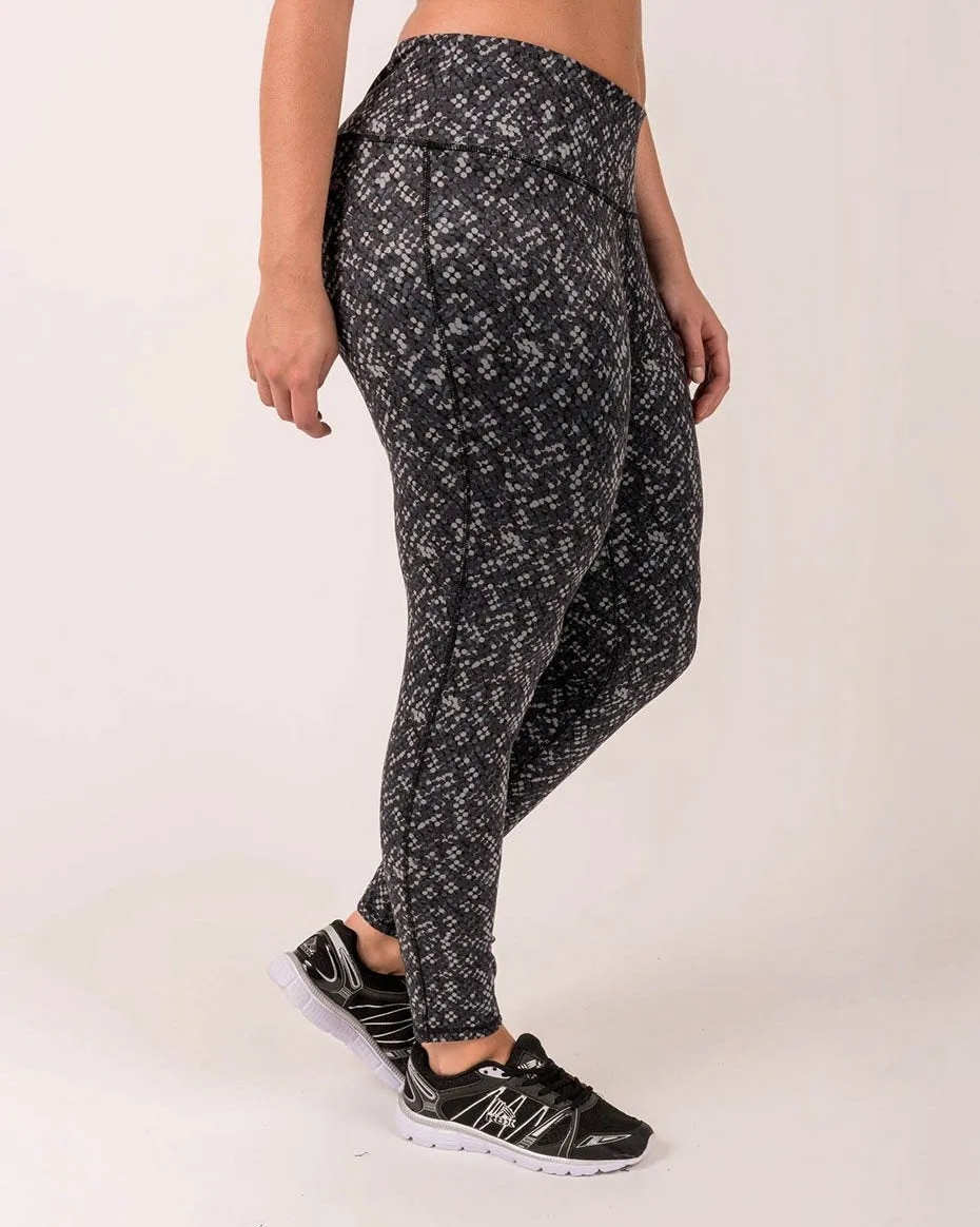 Plus Printed Midweight Athletic Tights