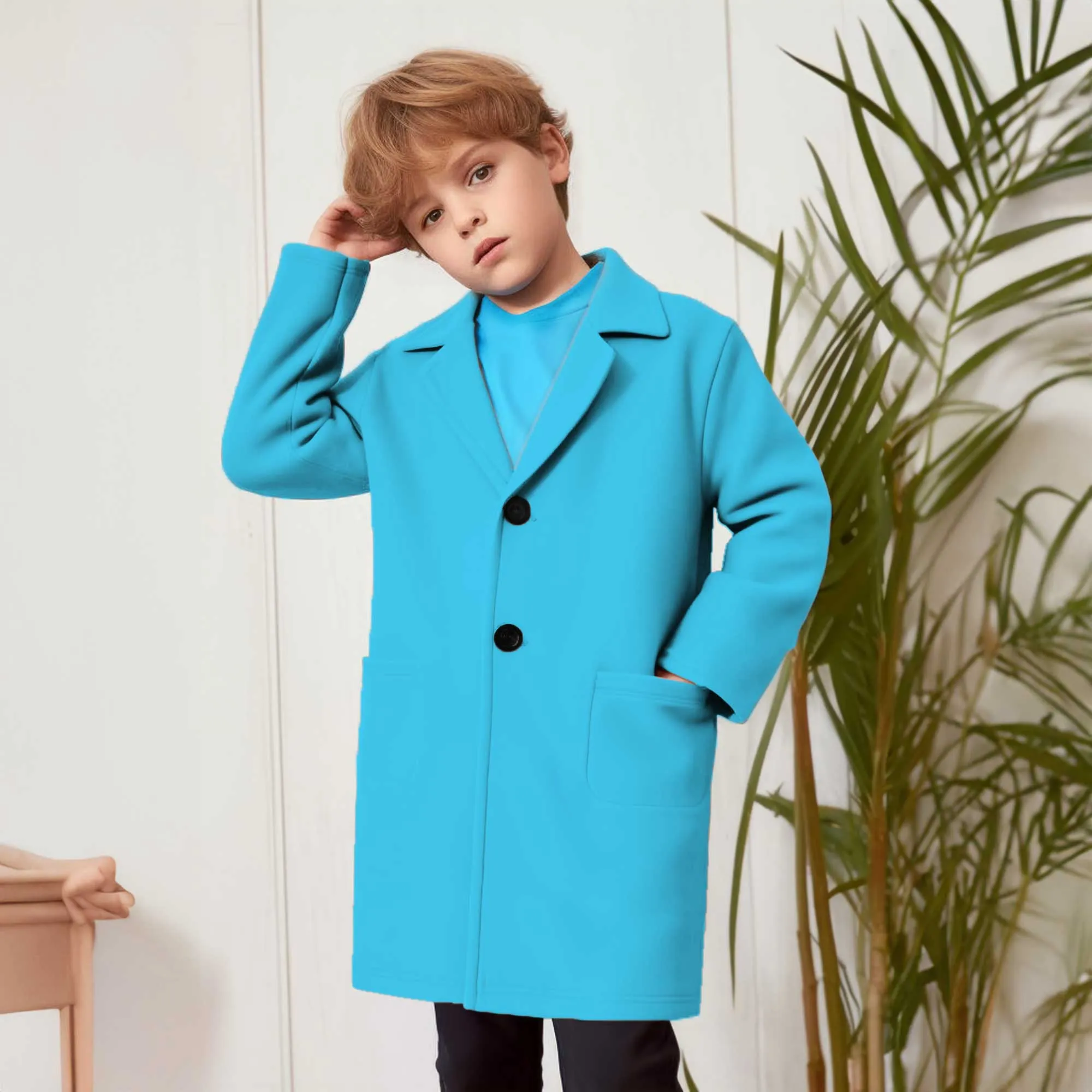 Polo Republica Kid's Winter Fleece Long Coat