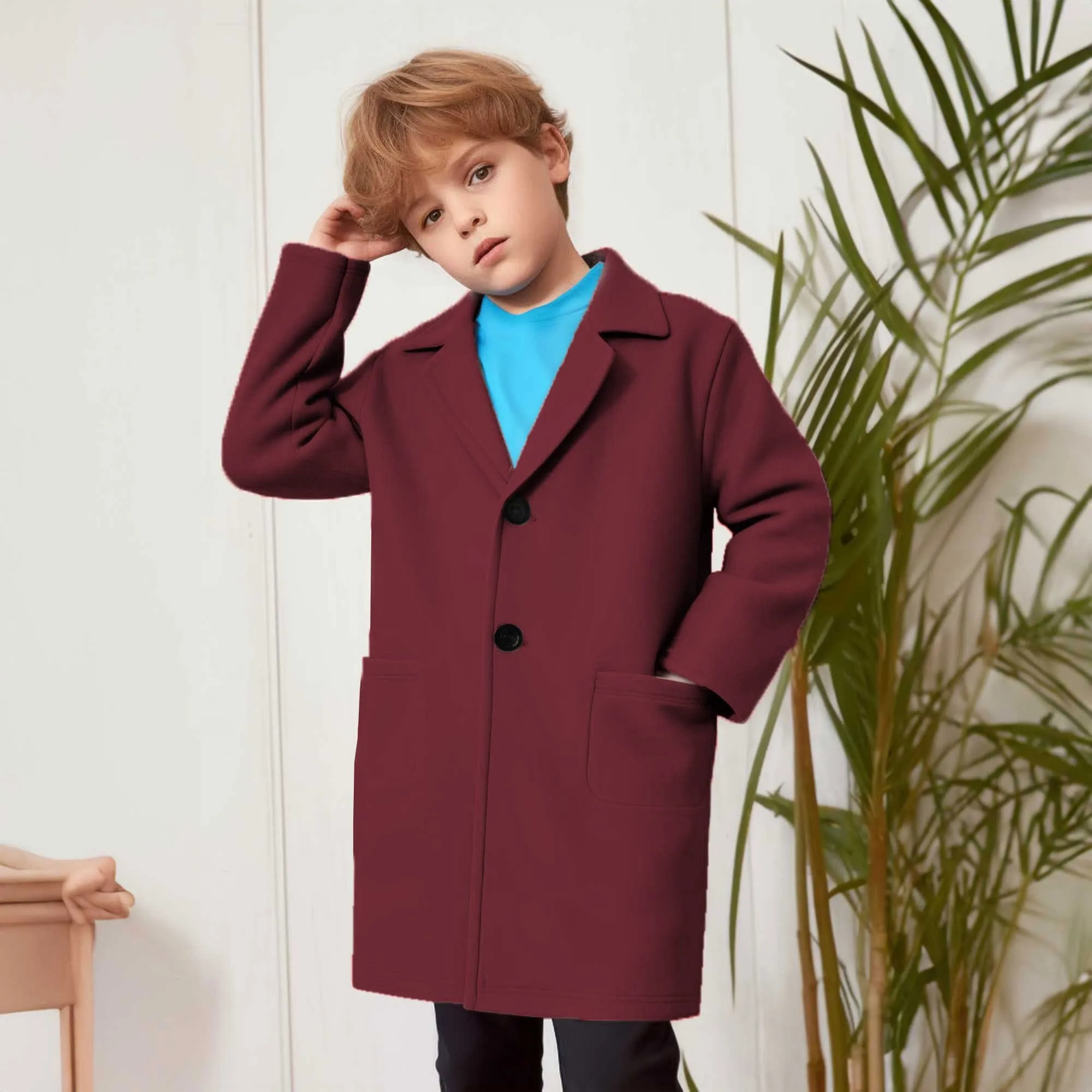 Polo Republica Kid's Winter Fleece Long Coat