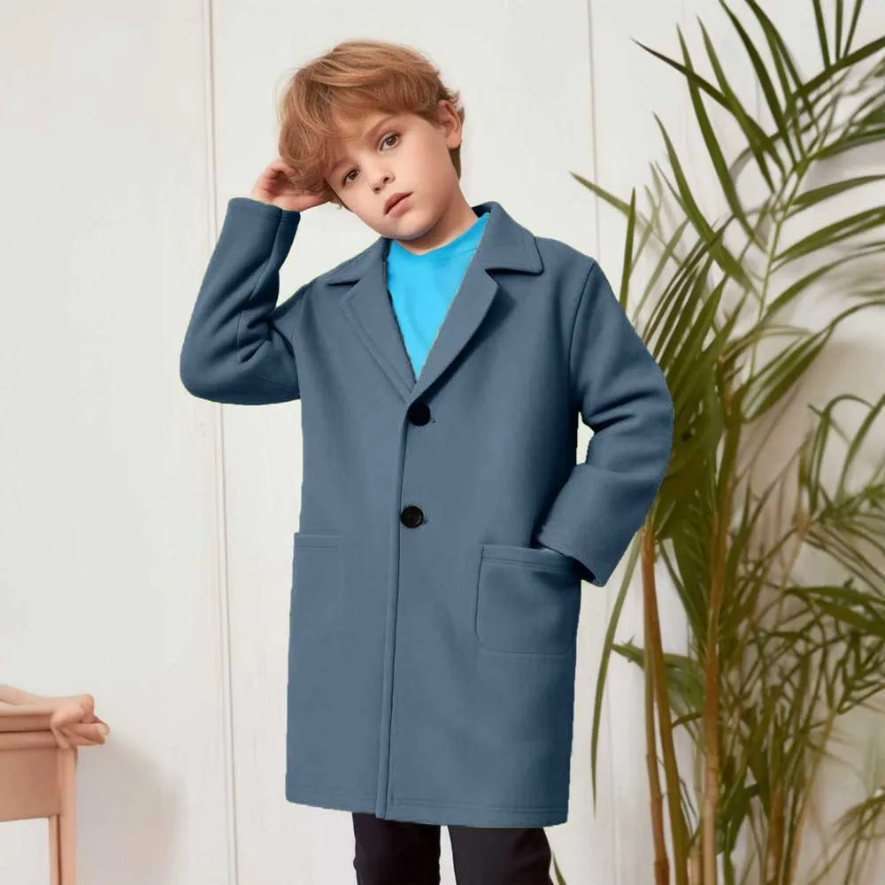 Polo Republica Kid's Winter Fleece Long Coat