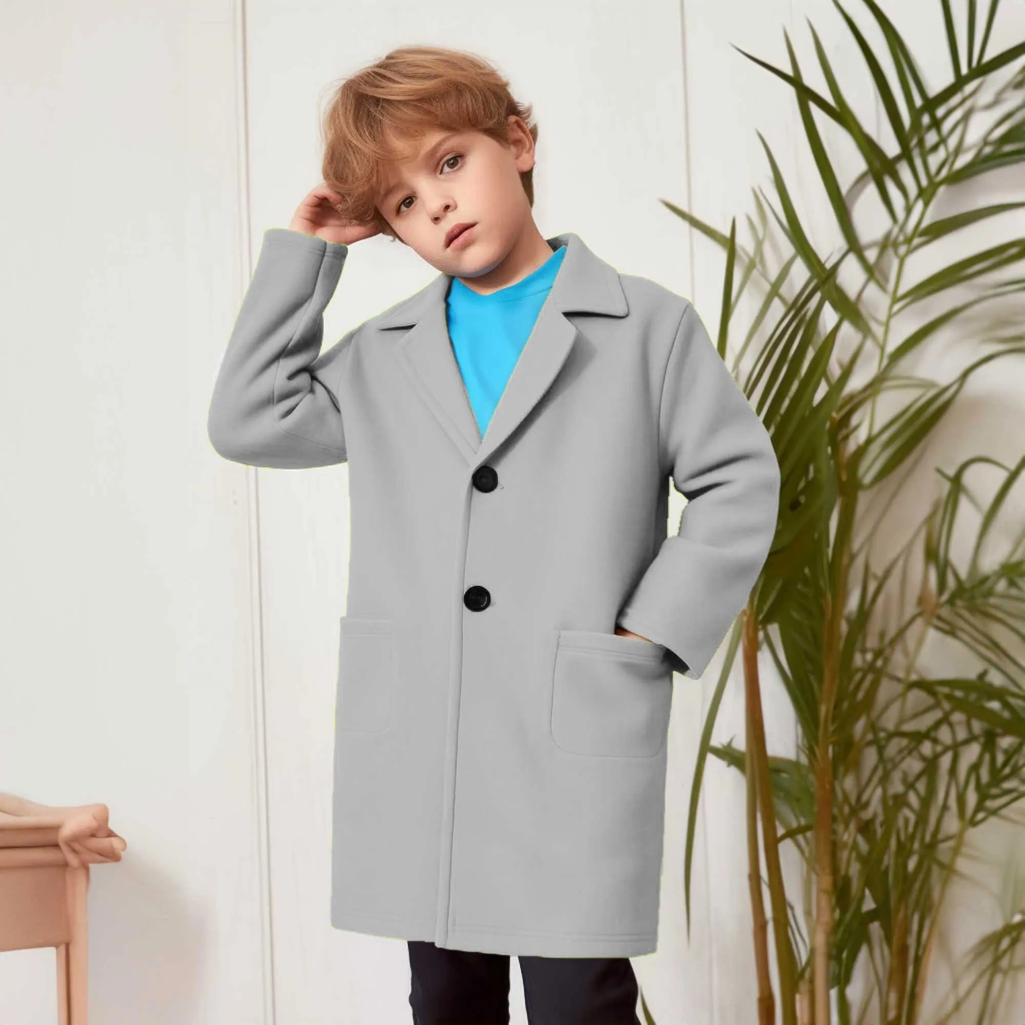 Polo Republica Kid's Winter Fleece Long Coat