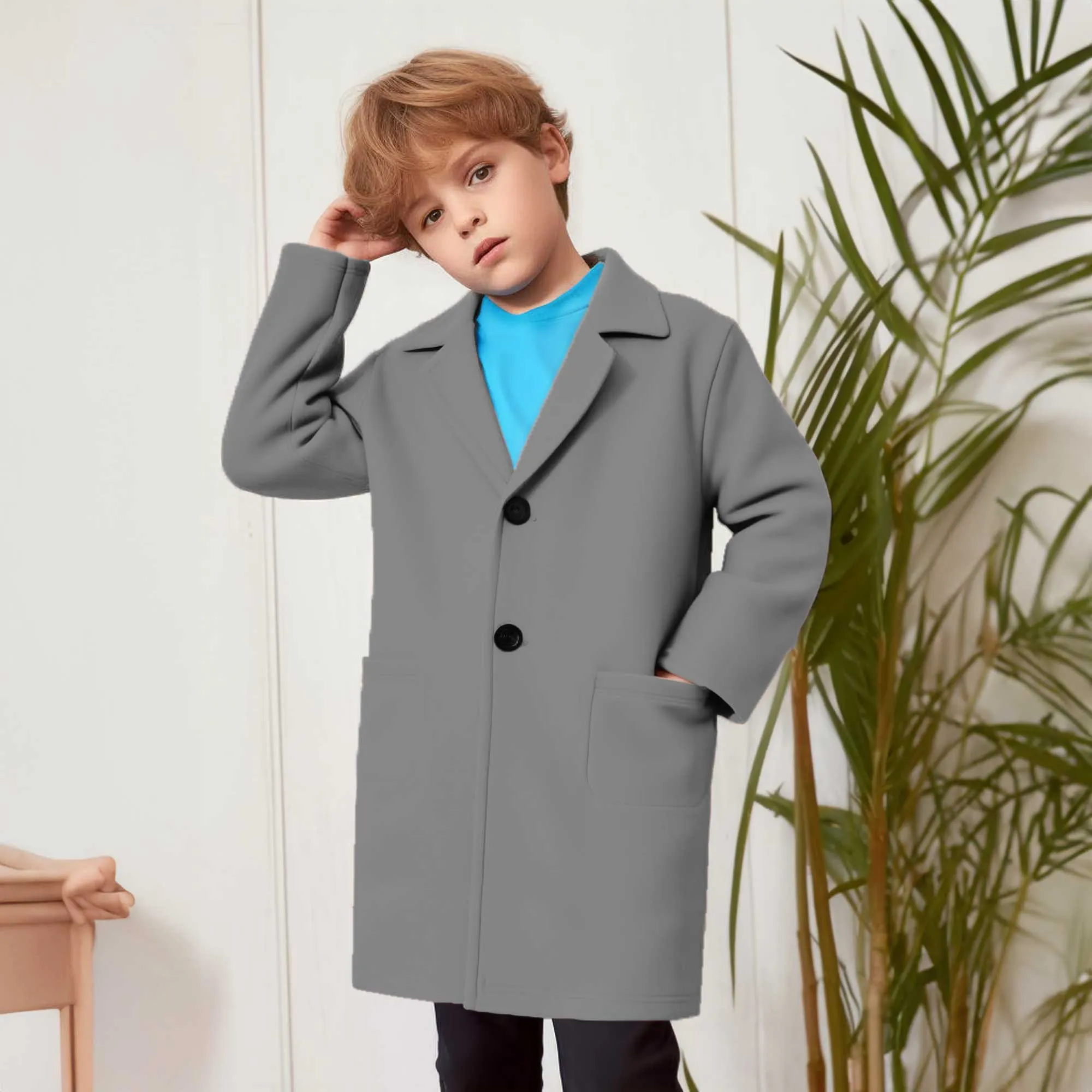 Polo Republica Kid's Winter Fleece Long Coat