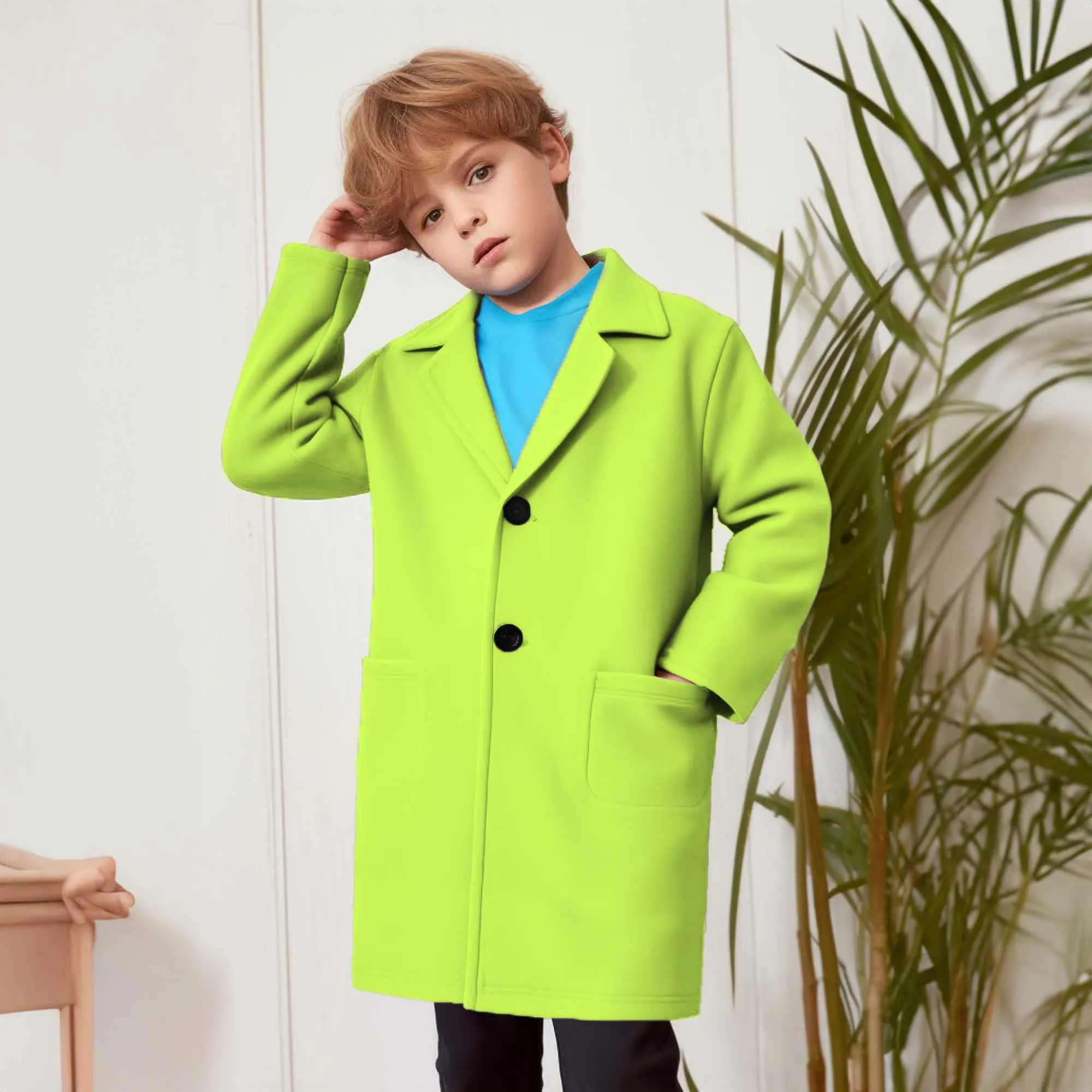 Polo Republica Kid's Winter Fleece Long Coat