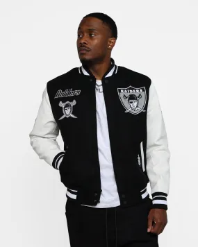 Pro Standard Oakland Raiders Wool Varsity Jacket Black/White