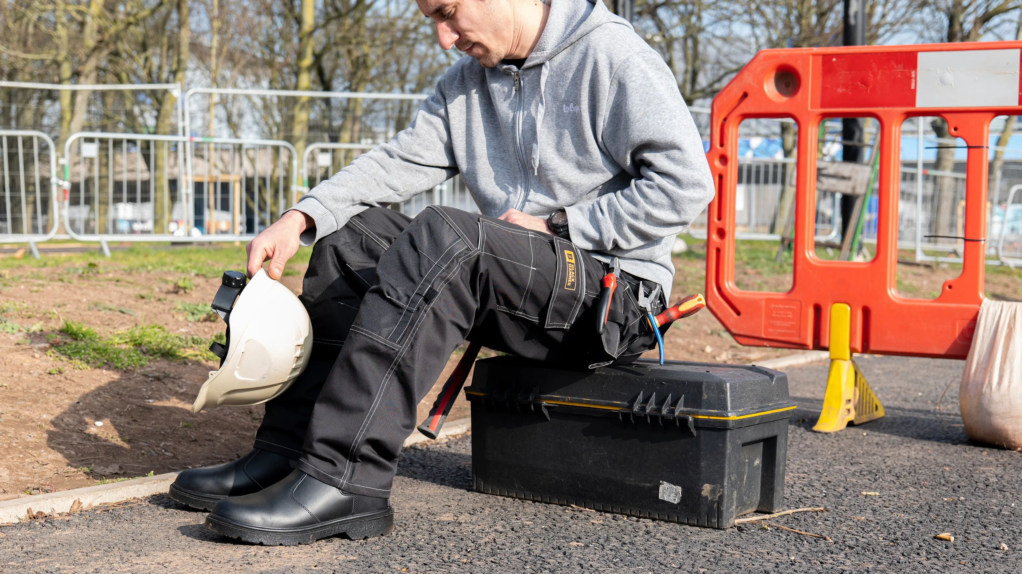 Sublime Mens Elasticated Work Trousers