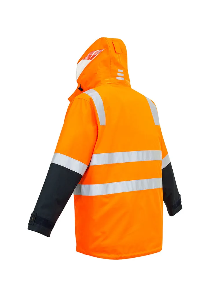 Syzmik Mens Hi Vis 4 in 1 Waterproof Jacket ZJ532