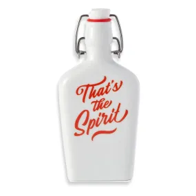 That’s the Spirit Ceramic Swing-Top Flask