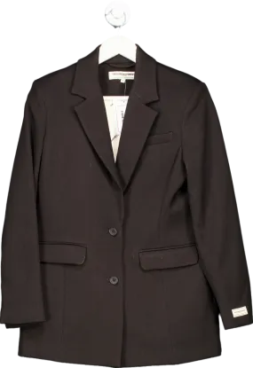 TheGivingMovement Black Sustainable Blazer UK S