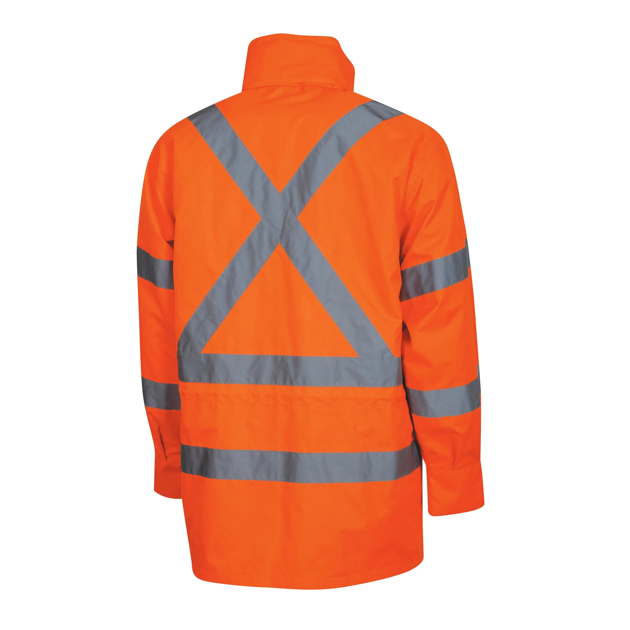 Tru Workwear Hi Vis 3 in 1 Jacket c/w Removable Inner Fleece Vest & Reflective Tape TJ1911T5