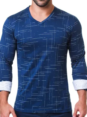 V Neck Edison Dash Navy