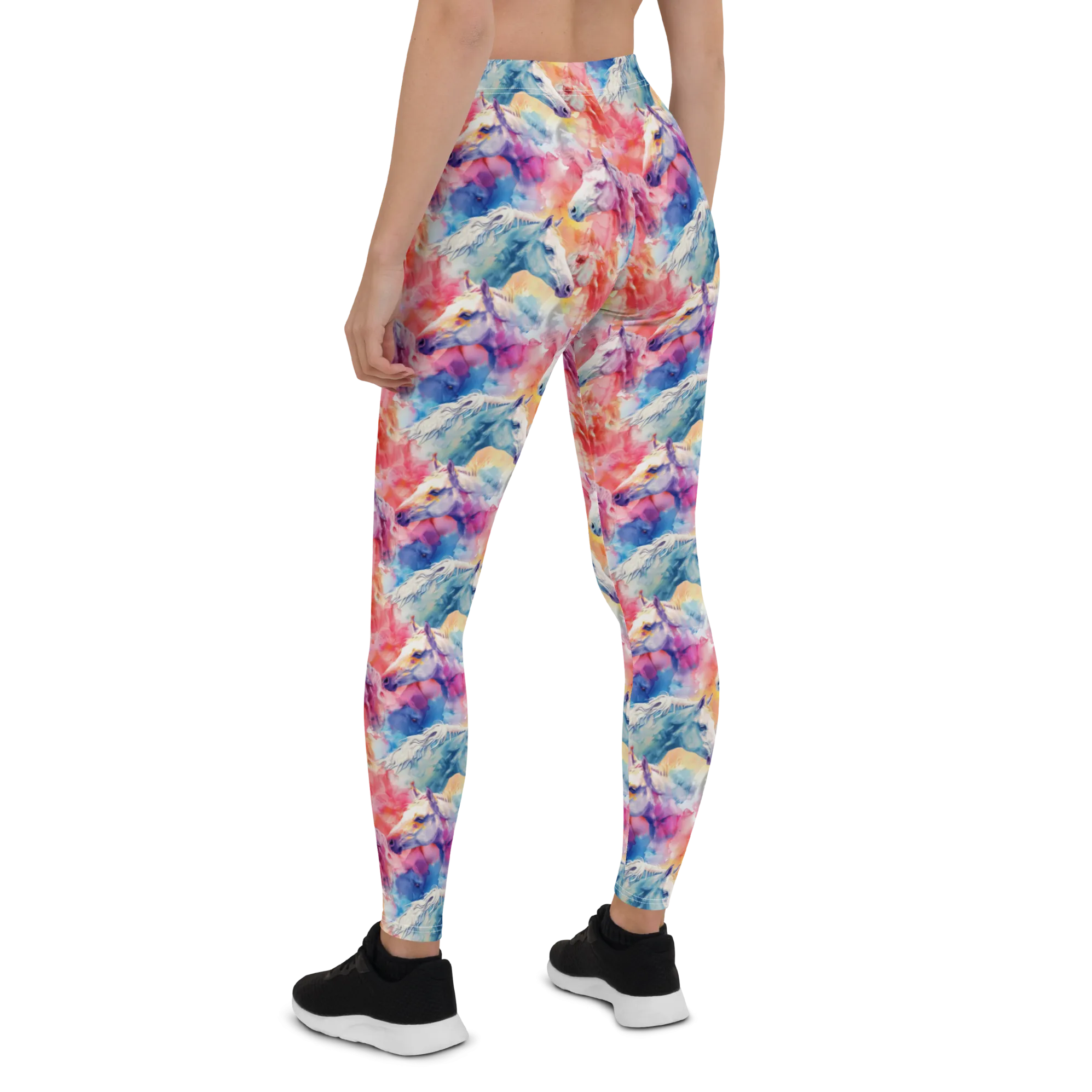 Watercolor Horse Leggings