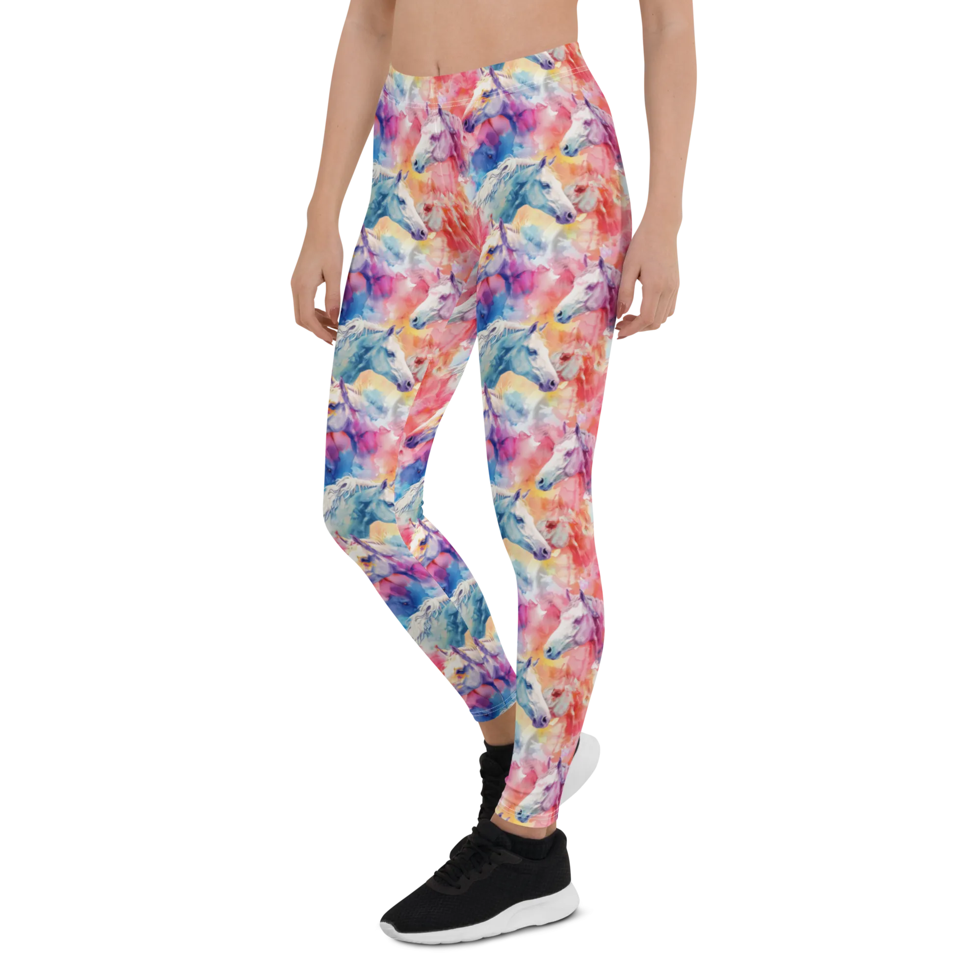 Watercolor Horse Leggings