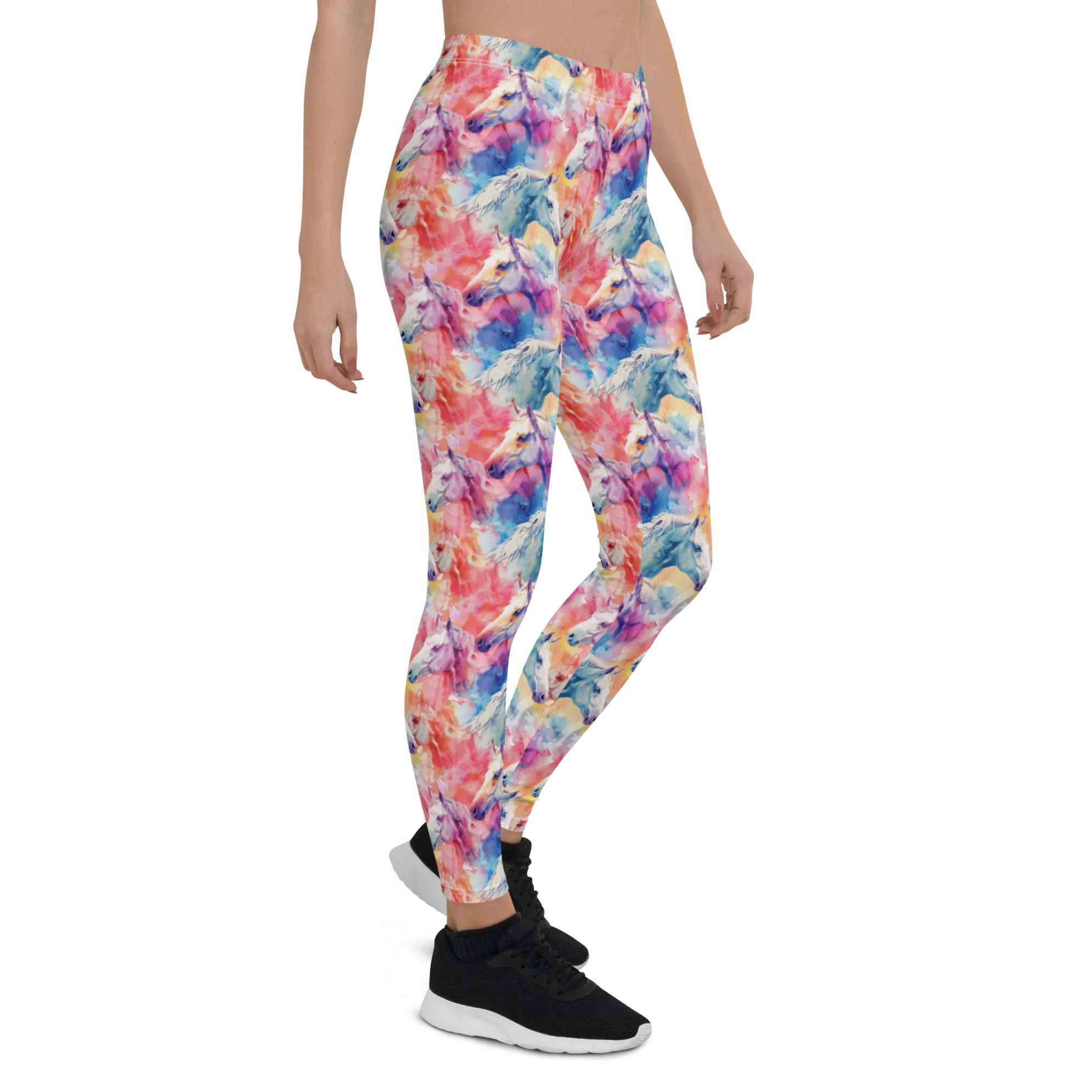 Watercolor Horse Leggings