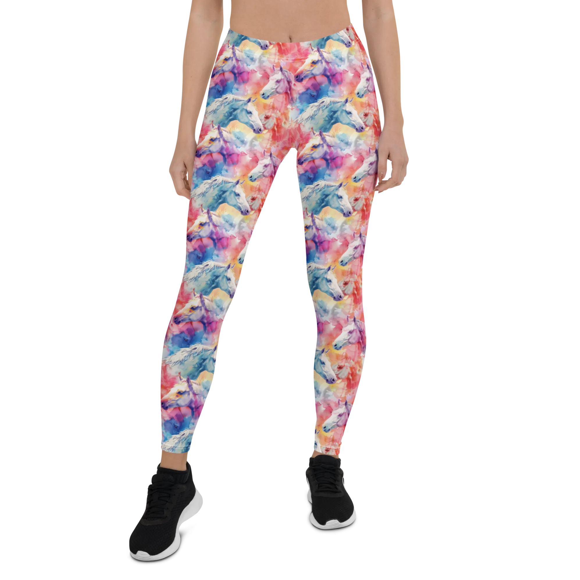 Watercolor Horse Leggings