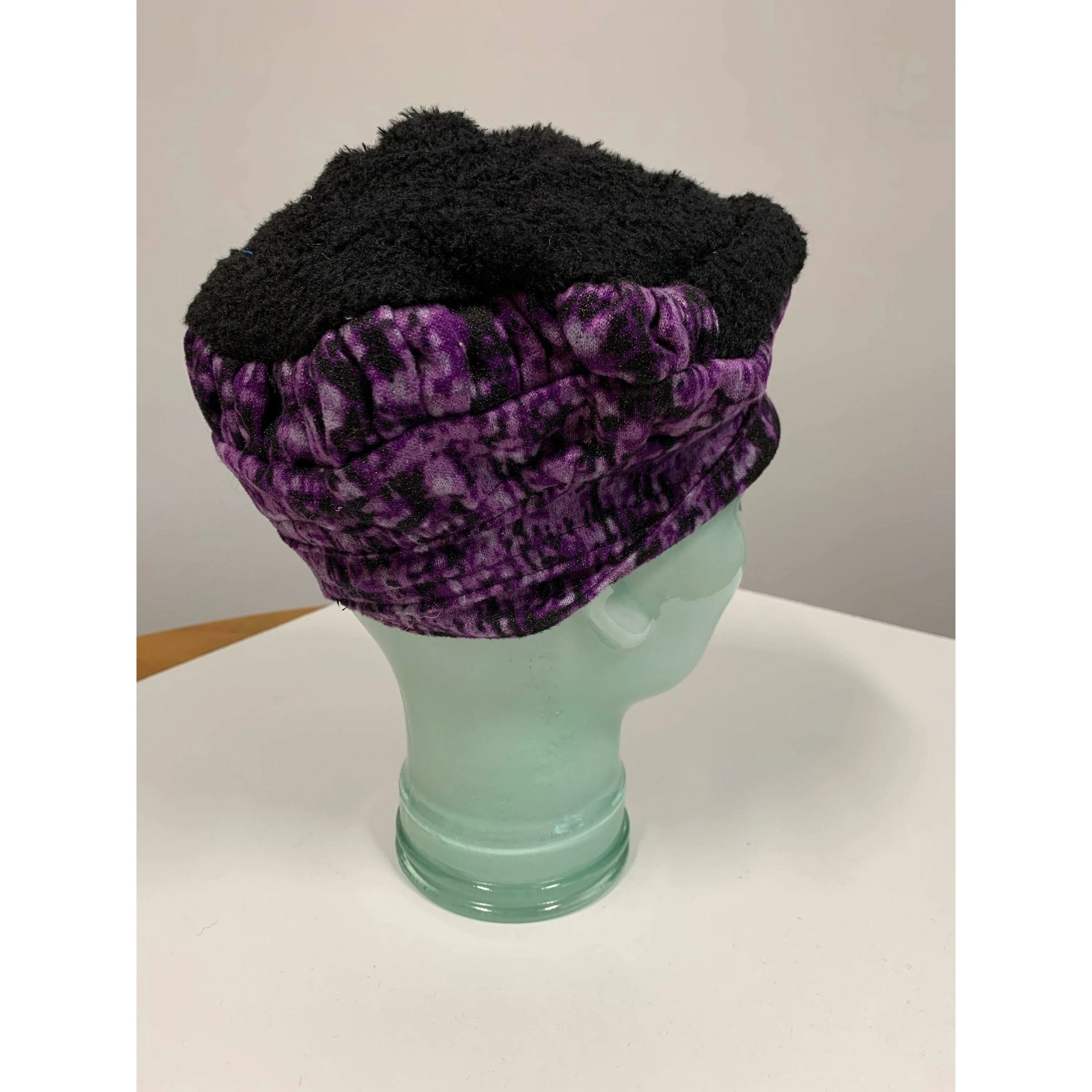 Winter hats-purple-cloche hat-beanie hats