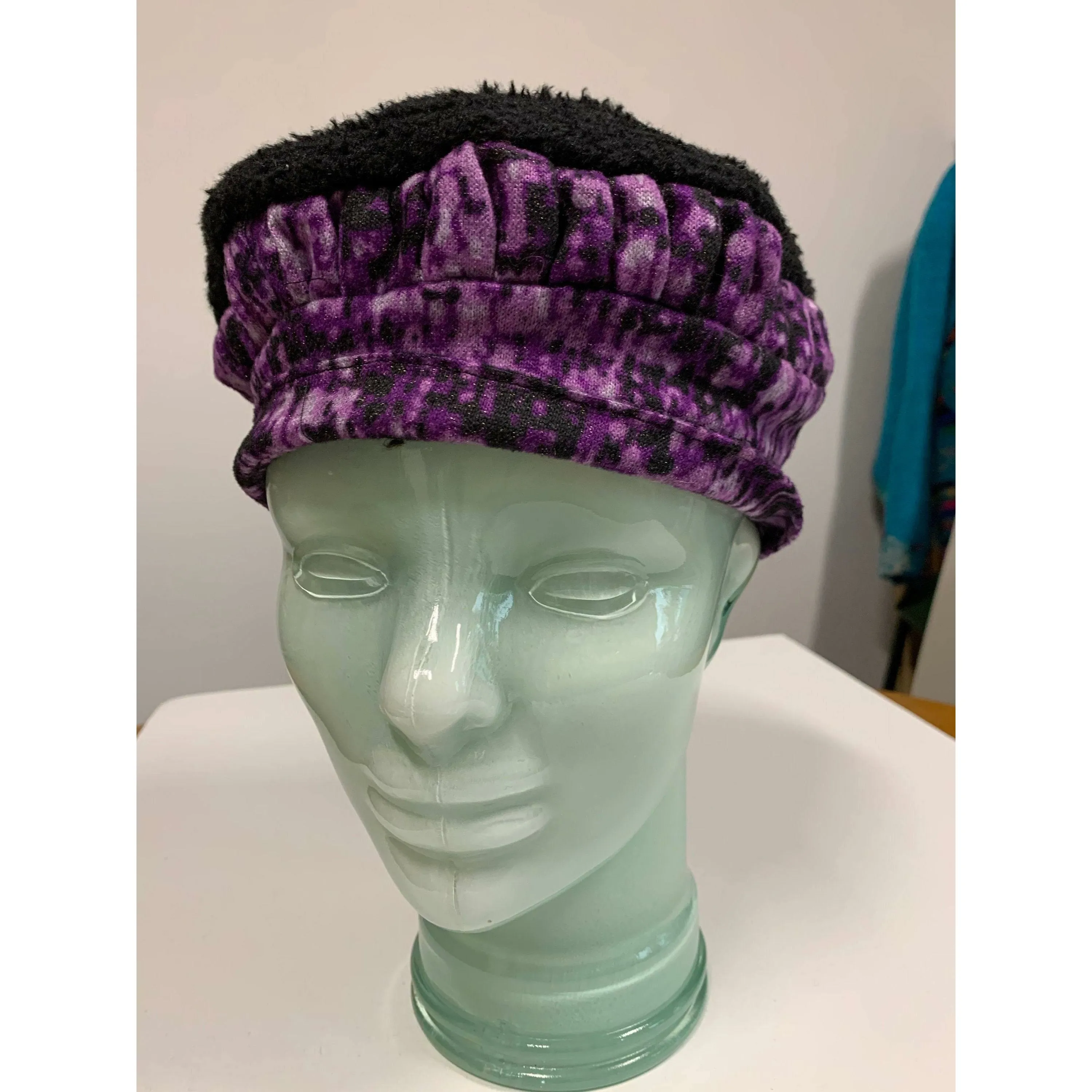 Winter hats-purple-cloche hat-beanie hats