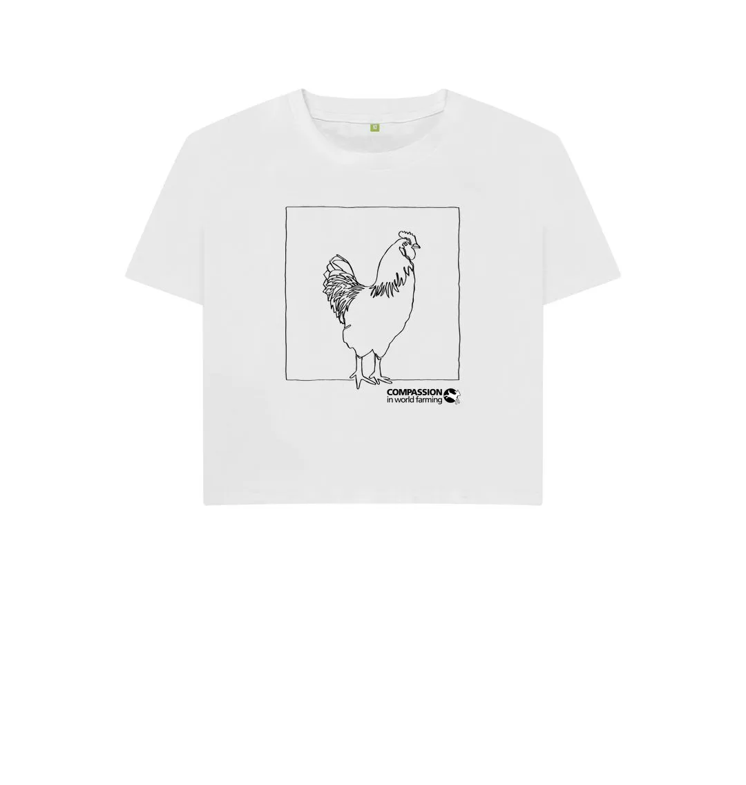 Women's Chicken Boxy T-Shirt