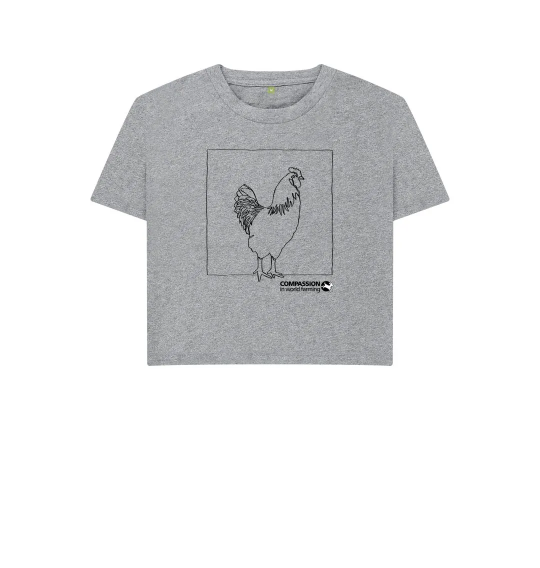 Women's Chicken Boxy T-Shirt