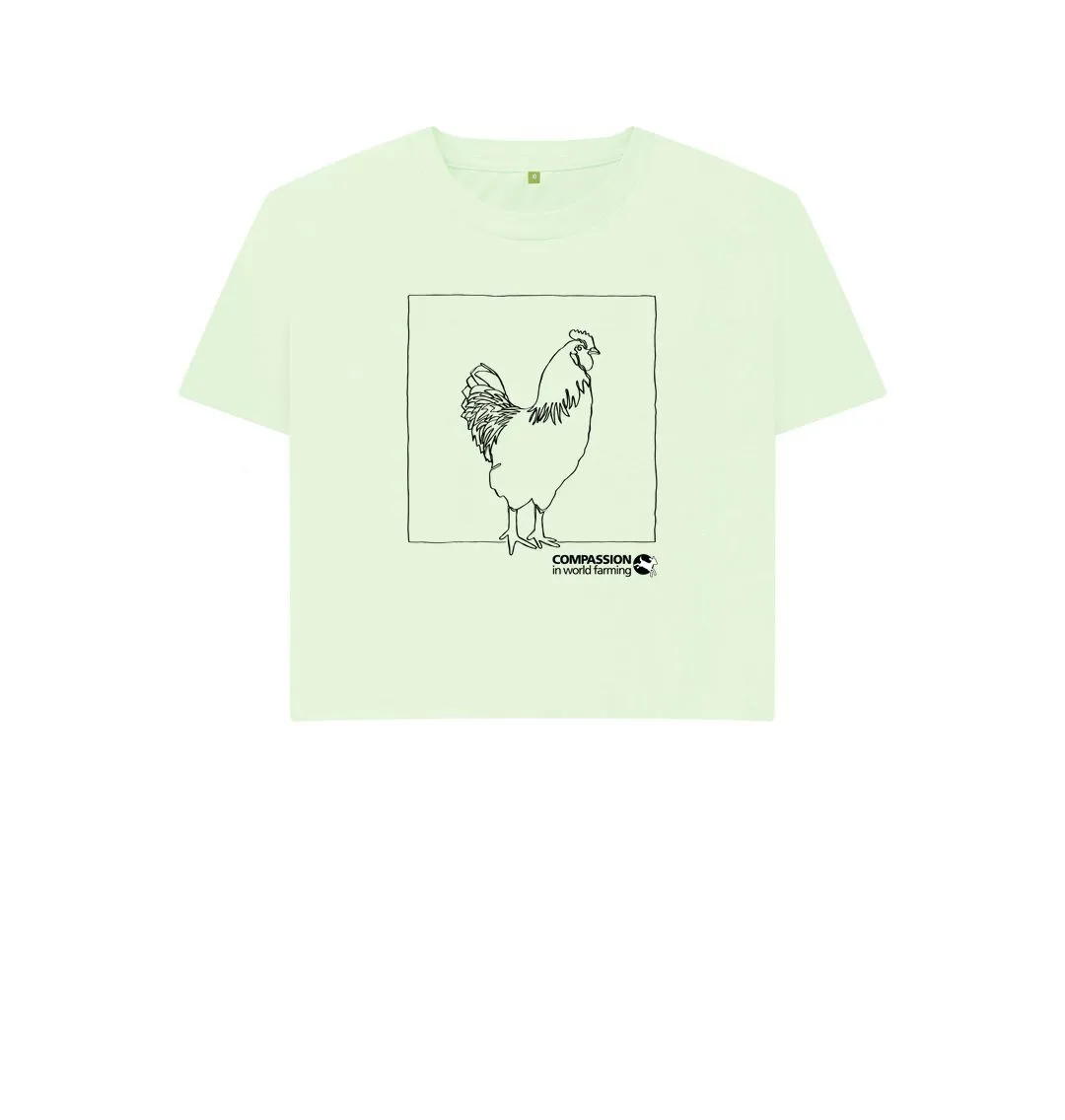 Women's Chicken Boxy T-Shirt