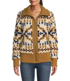 Women's Pendleton | Foxglove Fleece Bomber Jacket | Juniper Mesa