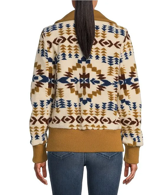 Women's Pendleton | Foxglove Fleece Bomber Jacket | Juniper Mesa