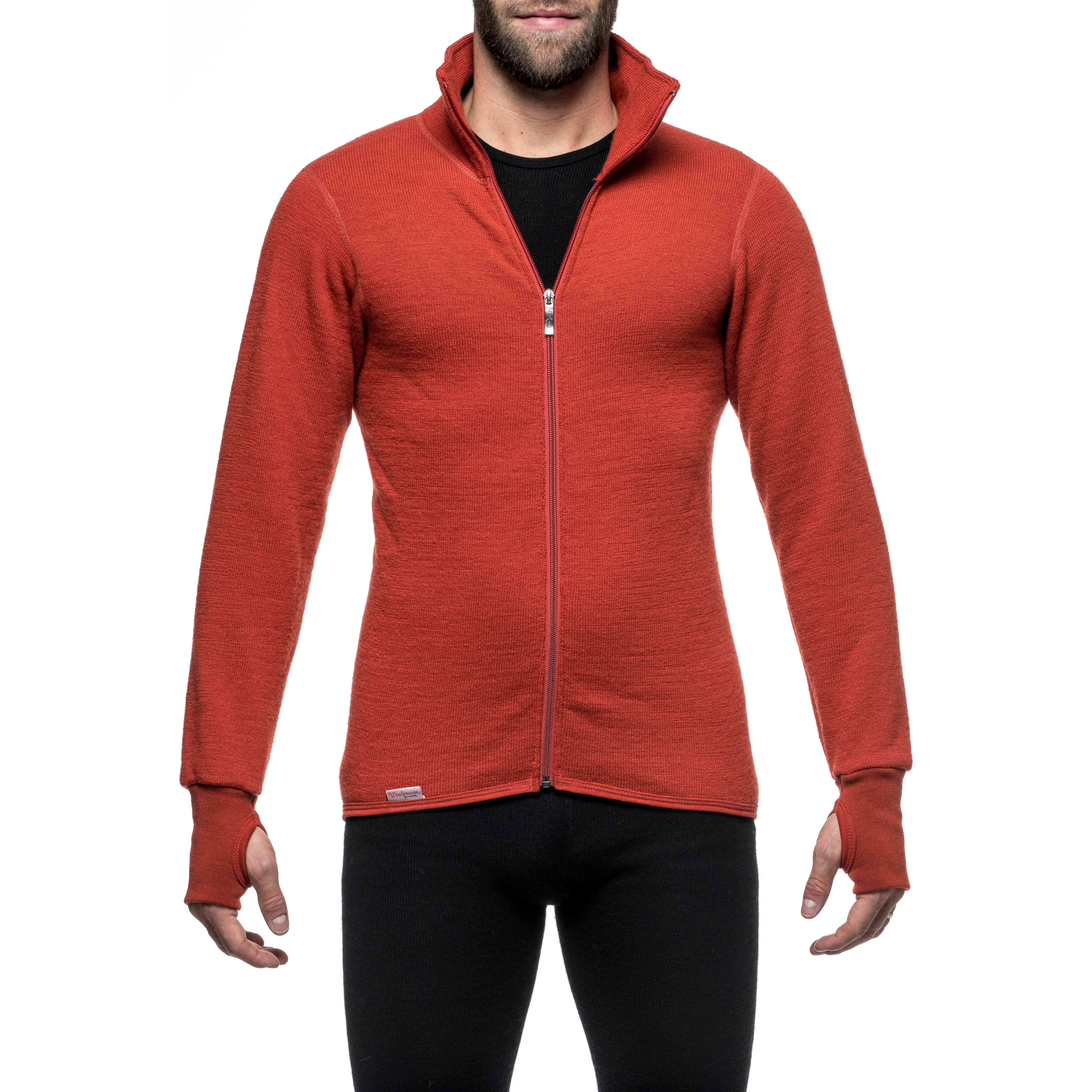 Woolpower Full Zip Jacket 400 Autumn Red | Buy Woolpower Full Zip Jacket 400 Autumn Red here | Outnorth