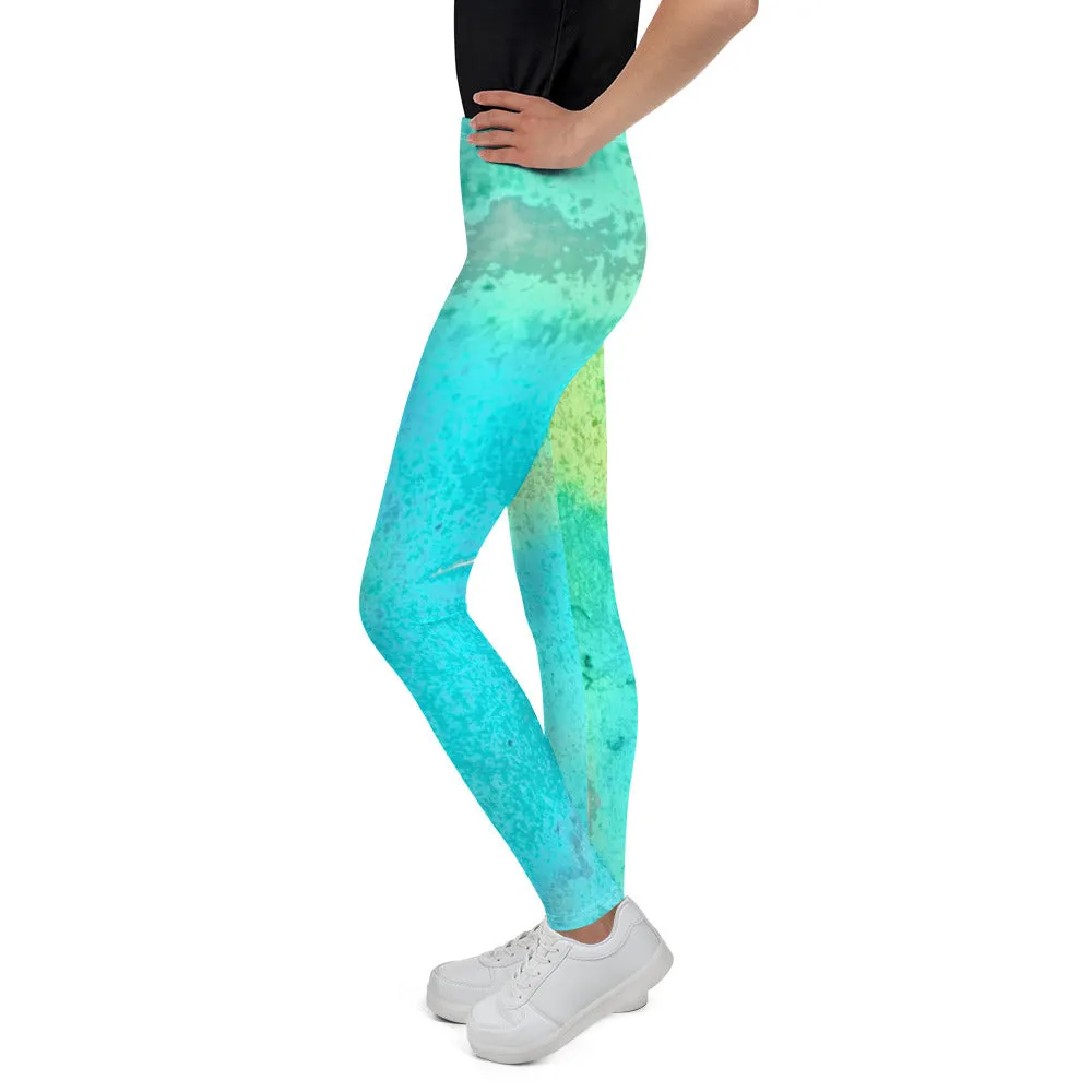 YOUTH LEGGINGS : TROPICAL WATER MOVEMENT