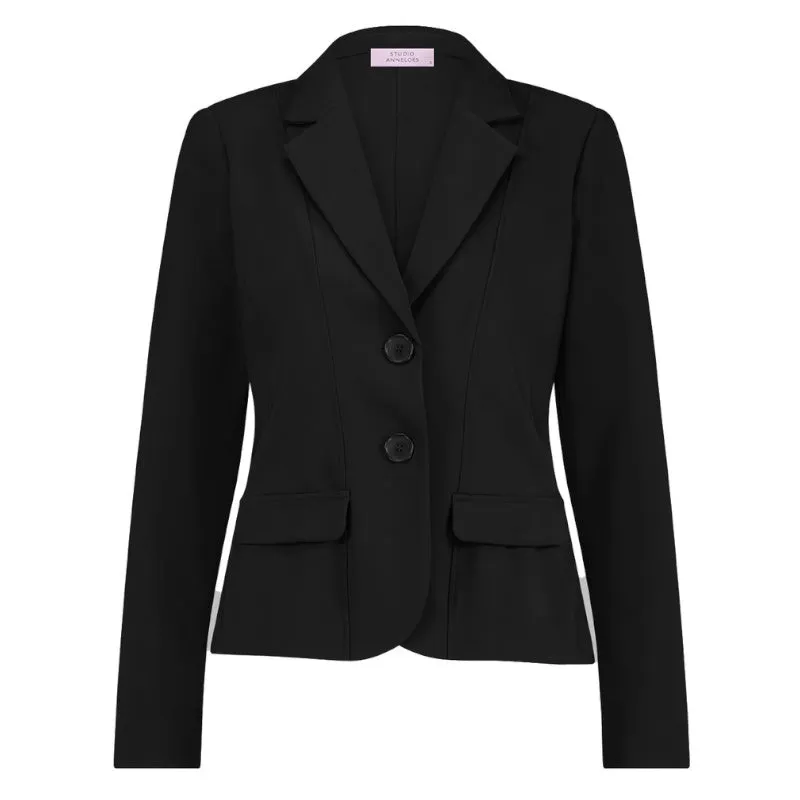 Zwarte blazer Bright bonded